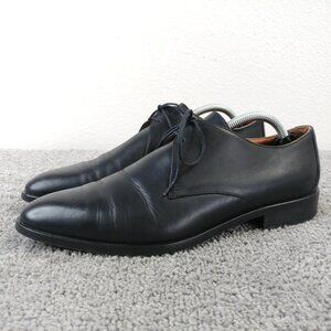 Everlane The Modern Leather Oxfords Womens Size 8 Shoes Made In Italy Black